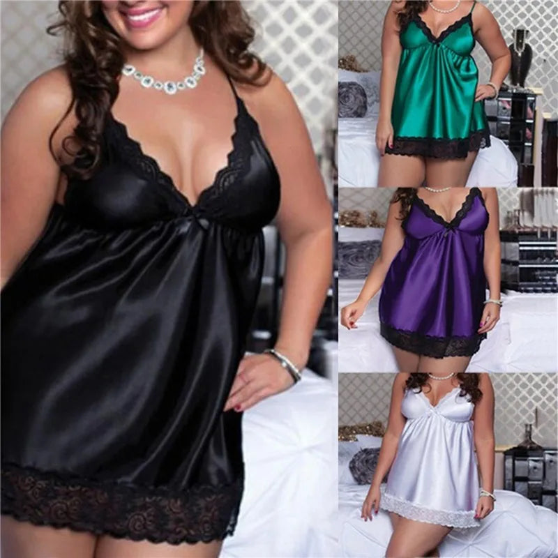 Silken Dreams Satin Nightgown - Pik A Pleasure