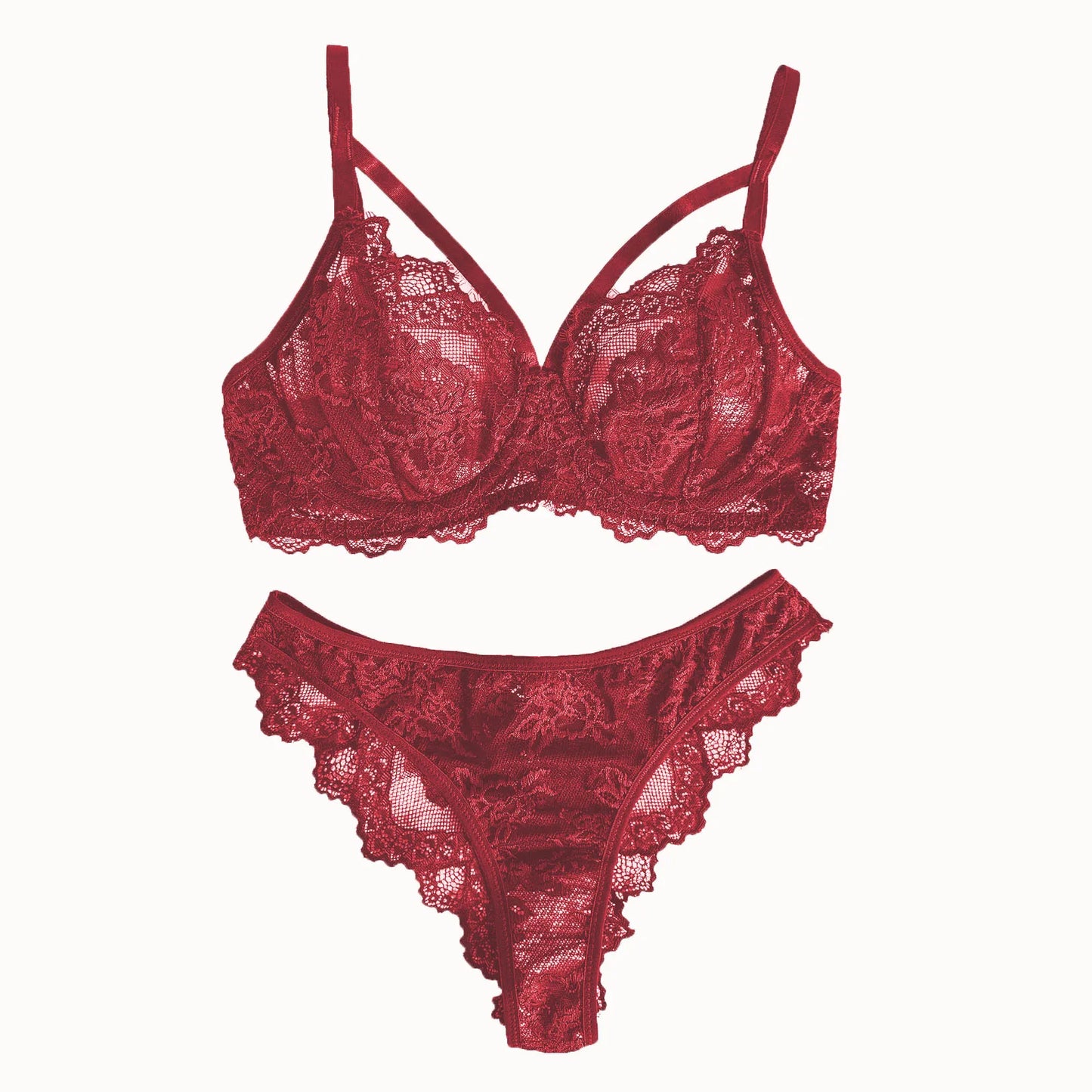 Sexy Satin Mesh lingerie - Pik A Pleasure