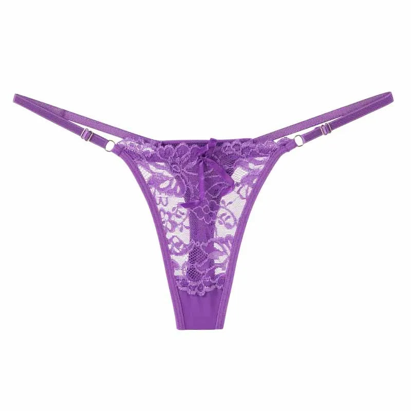 Women’s Low Rise Lace Thong – Adjustable Strap Panty