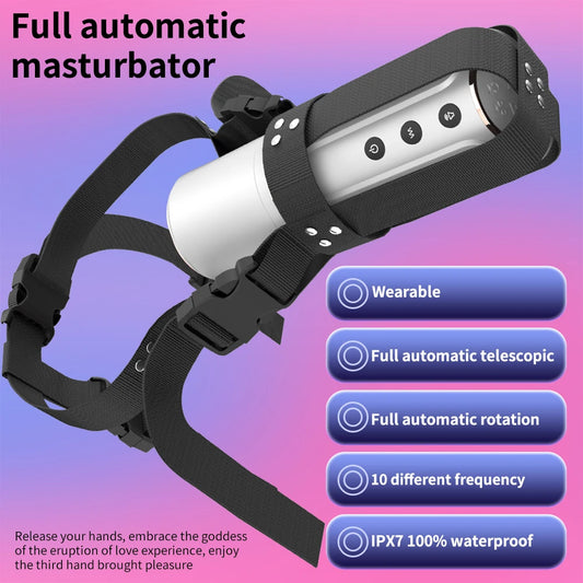 Automatic Wearable Telescopic Male Masturbator