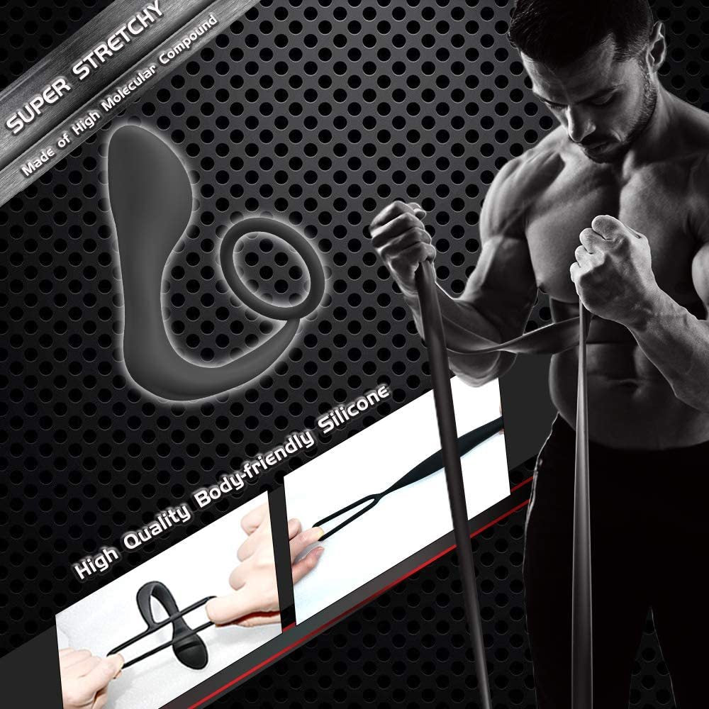 Cock Ring With Male G Spot Plug - Pik A Pleasure