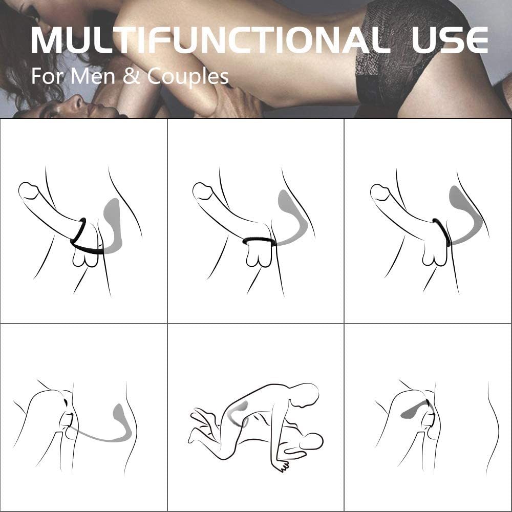 Cock Ring With Male G Spot Plug - Pik A Pleasure