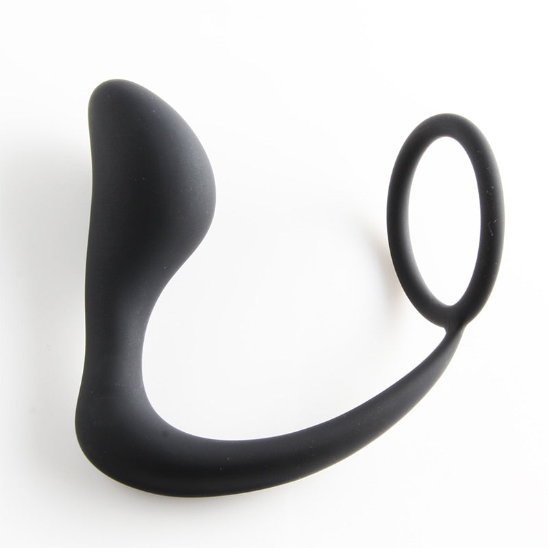 Cock Ring With Male G Spot Plug - Pik A Pleasure