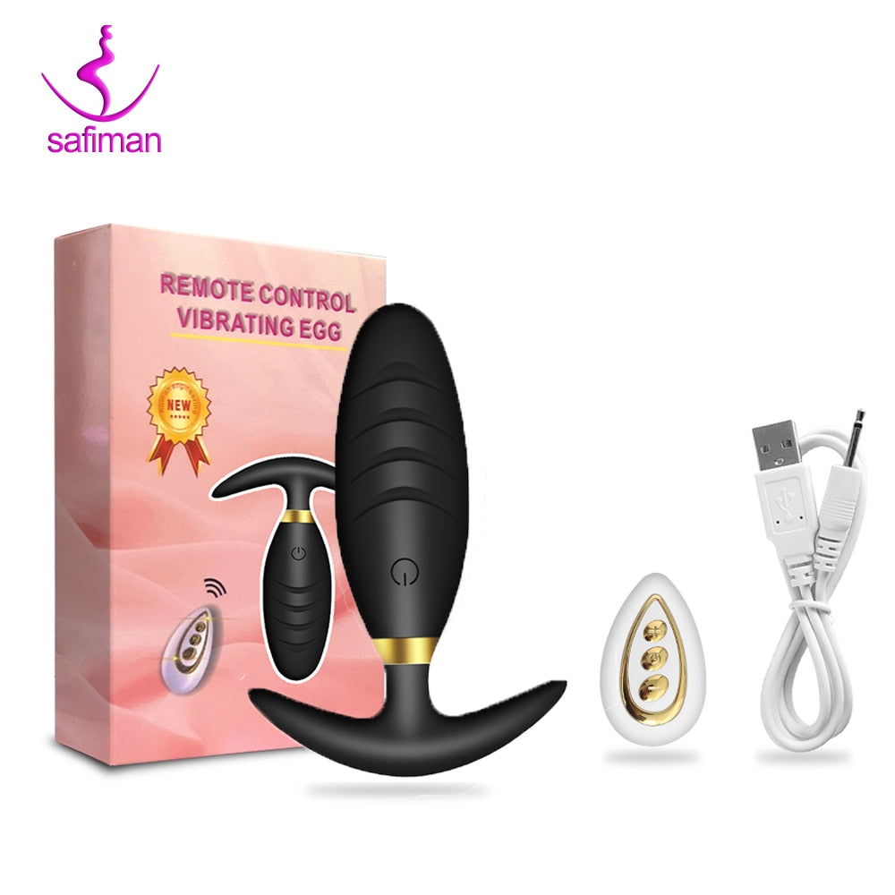 Anal Vibrator Butt Plug with Wireless Remote Pik A Pleasure Anal Vibrator Butt Plug with Wireless Remote Pik A Pleasure