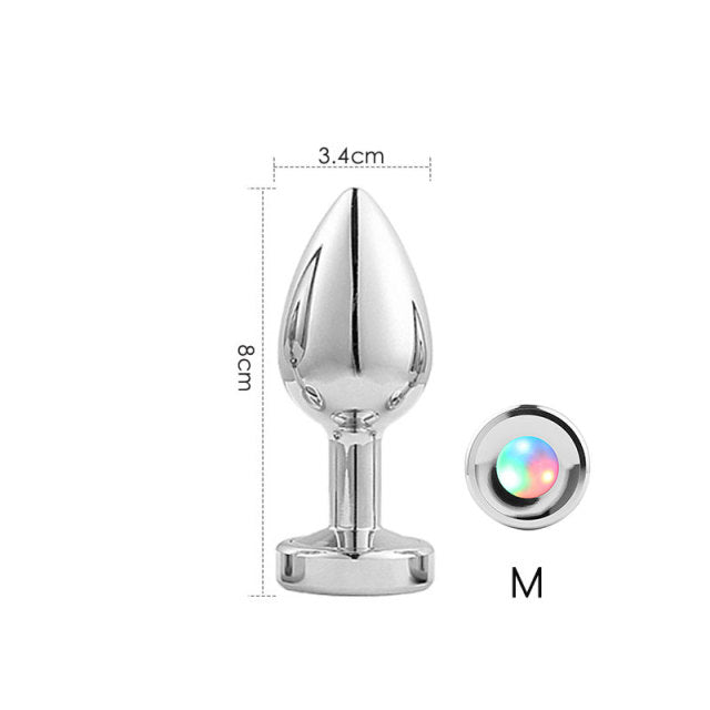 Booty Glimmer Light Up Anal plug - Pik A Pleasure