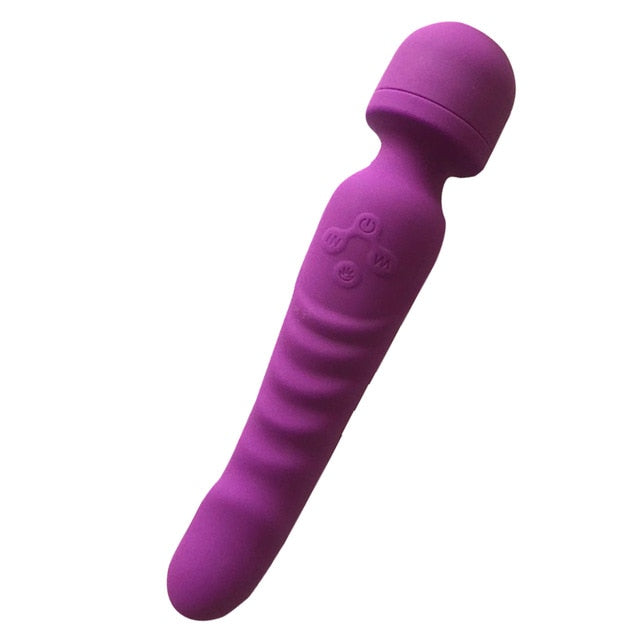 Heating Vibrator Wand Massager - Pik A Pleasure