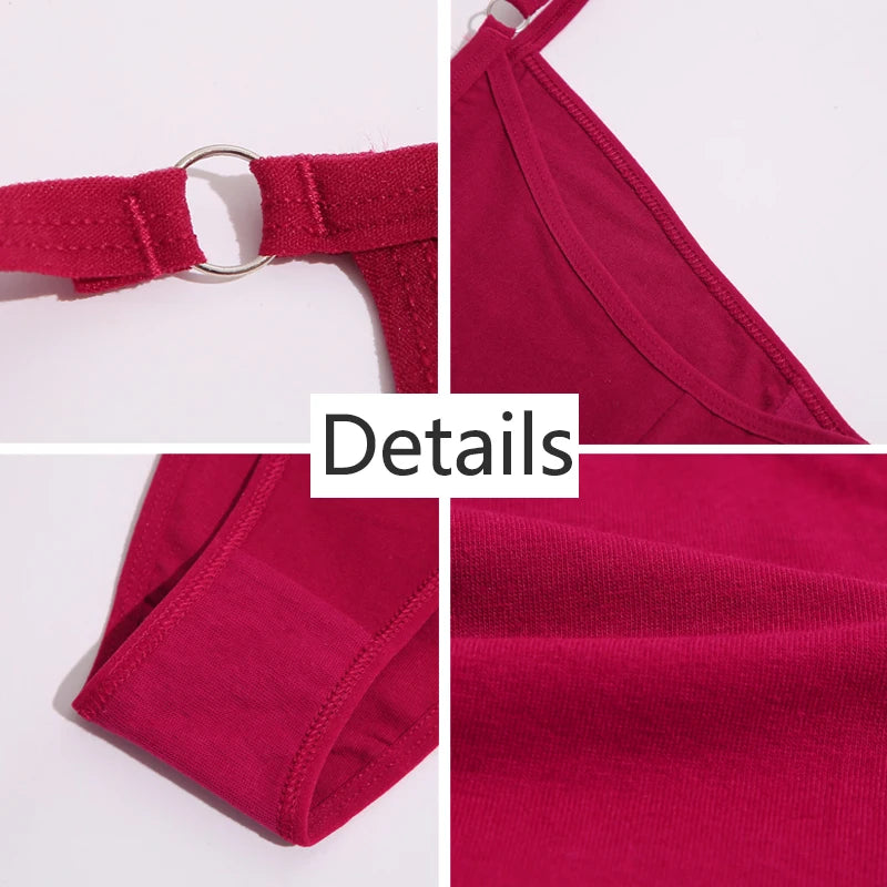 Women’s Low Waist Cotton Panties – 3 Pack Soft Sexy Briefs