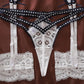 Luxury Sheer Mesh Hollow-Out Lingerie Set - Pik A Pleasure