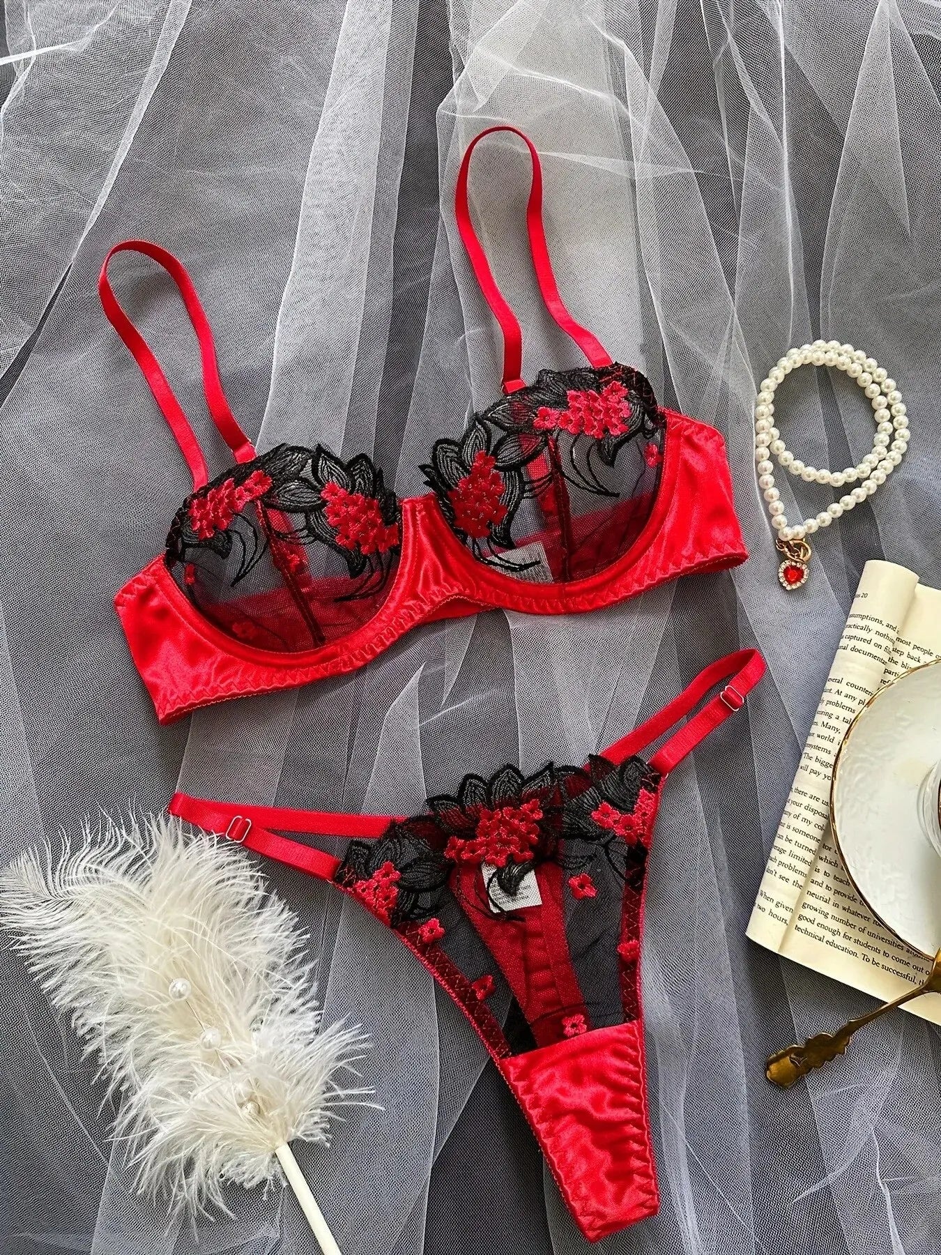 Whisper Lace Intimates Set