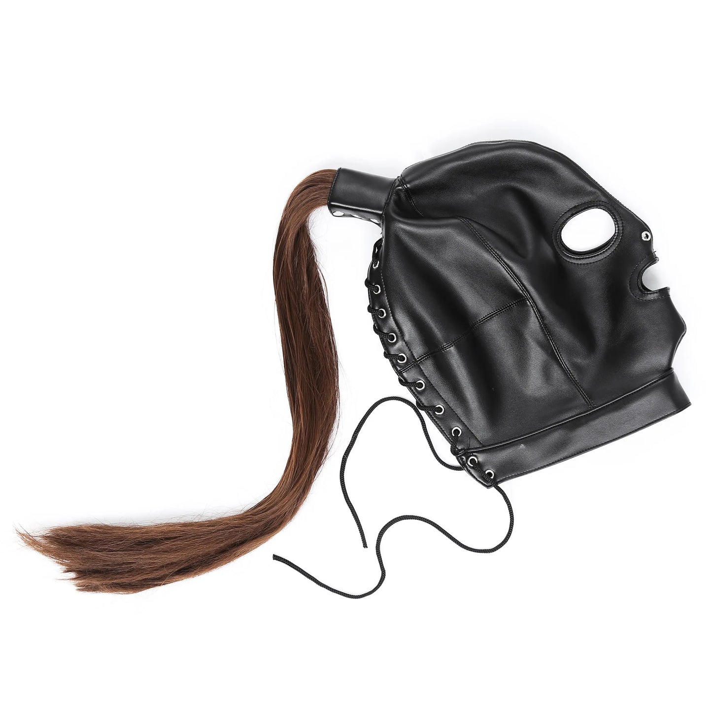 BDSM Ponytail Restraint Hood - Pik A Pleasure