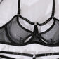 Luxury Strappy Harness Lingerie Set - Pik A Pleasure