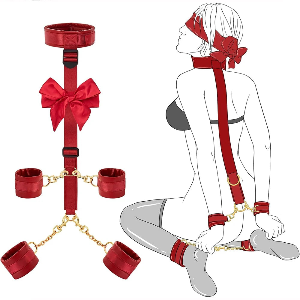 Crimson Luxe Bondage Collection - Pik A Pleasure