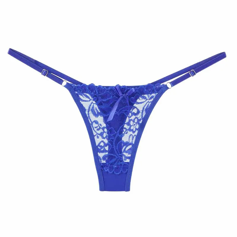 Women’s Low Rise Lace Thong – Adjustable Strap Panty