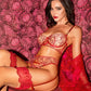 Seductive Transparent Lace Bra and G-String - Pik A Pleasure