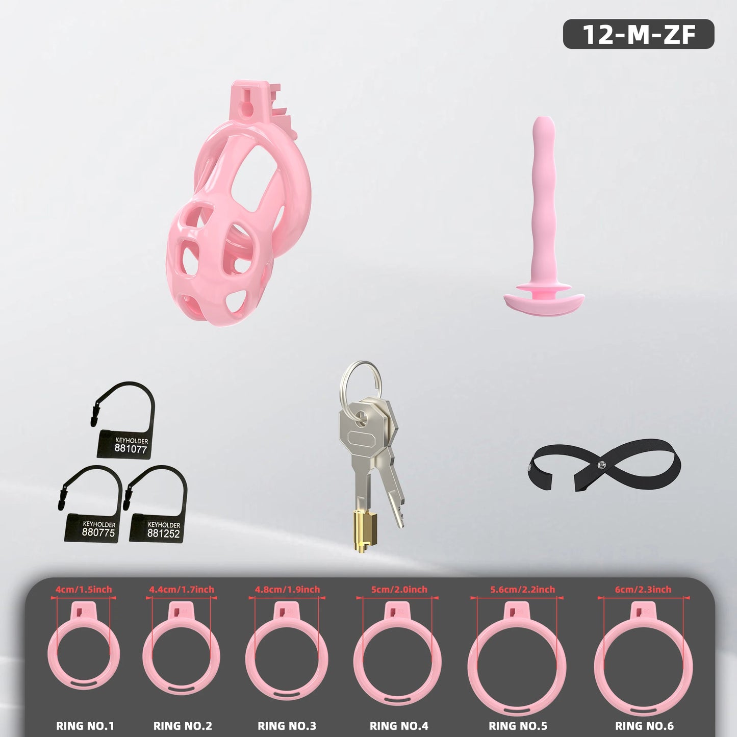 Mamba Male Chastity Cage – Super Soft Silicone
