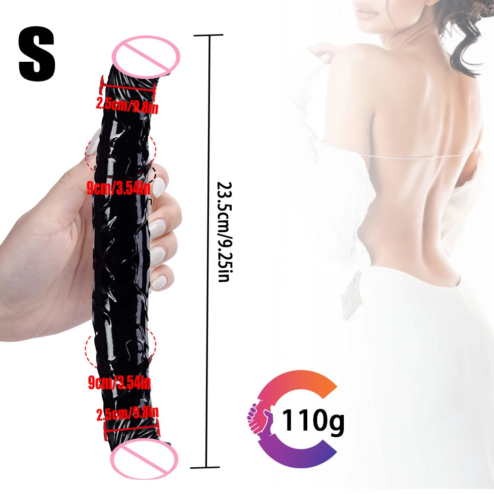 Double Penetration Jelly Dildo – Soft, Long & Lifelike