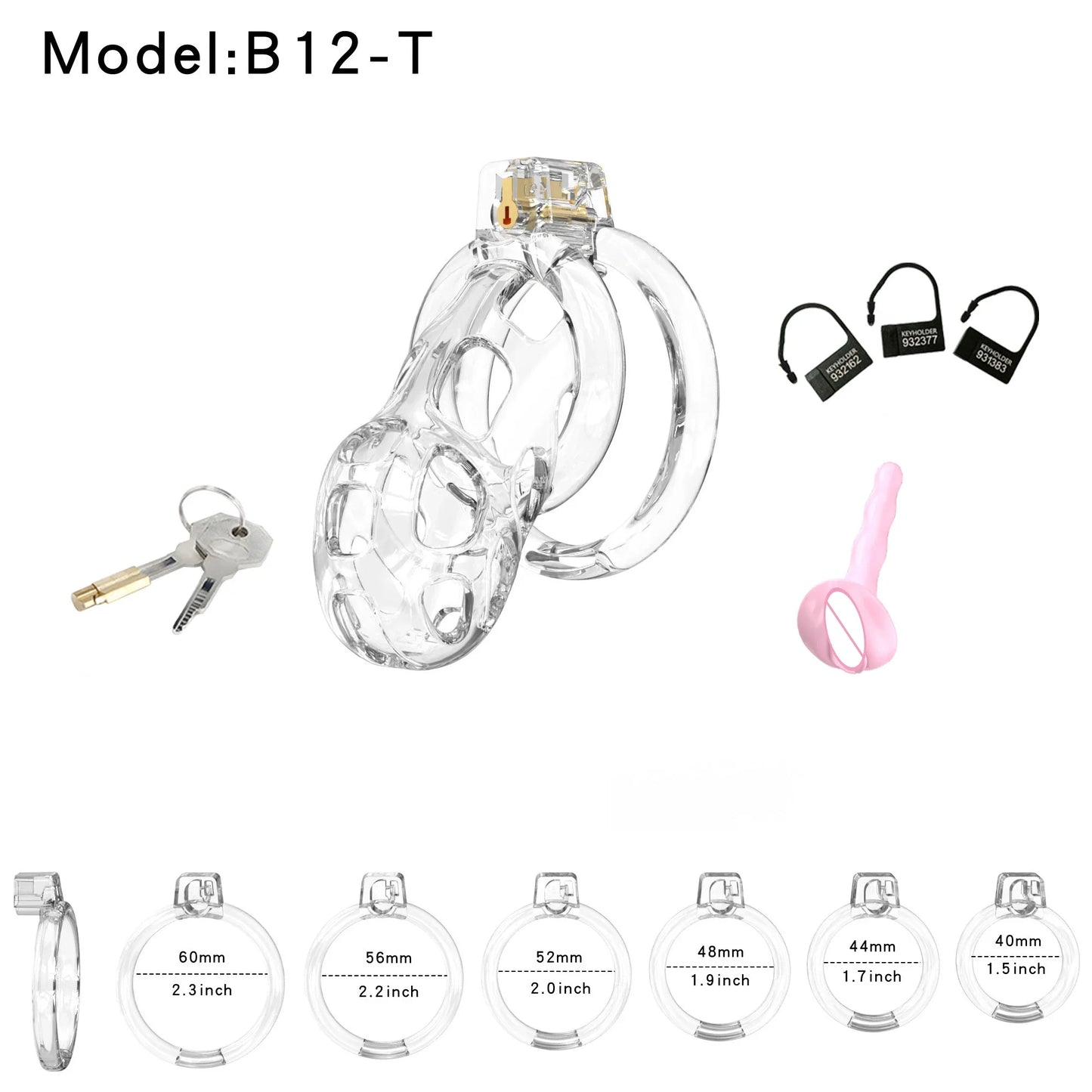 Mamba Male Chastity Cage – Super Soft Silicone