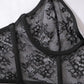 Seductive Sheer Lace Maxi Dress - Pik A Pleasure