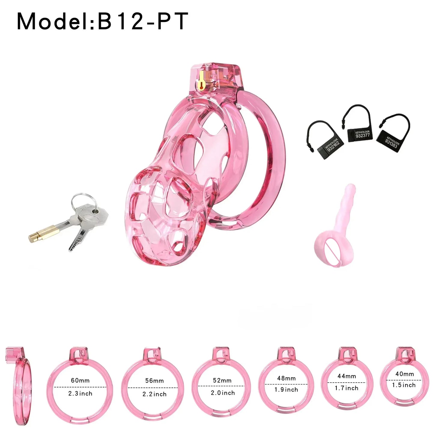 Mamba Male Chastity Cage – Super Soft Silicone