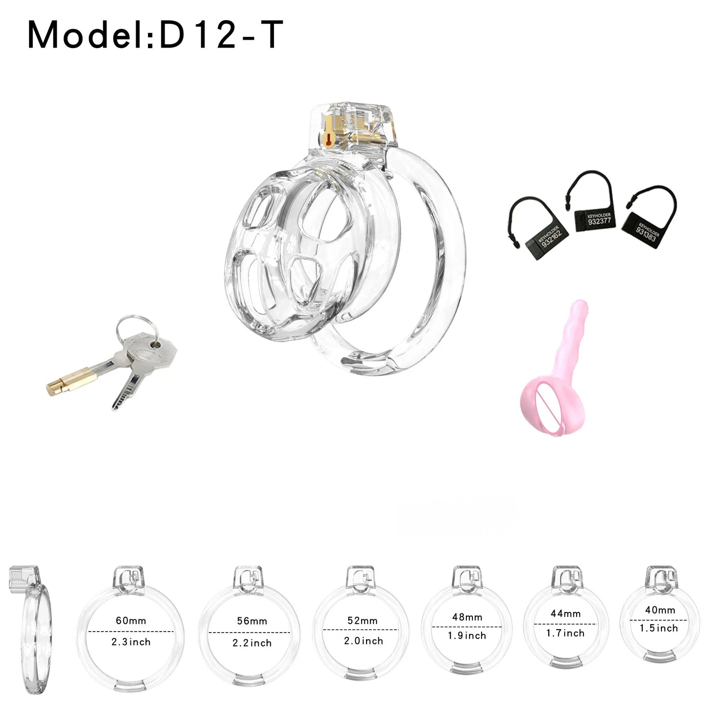 Mamba Male Chastity Cage – Super Soft Silicone