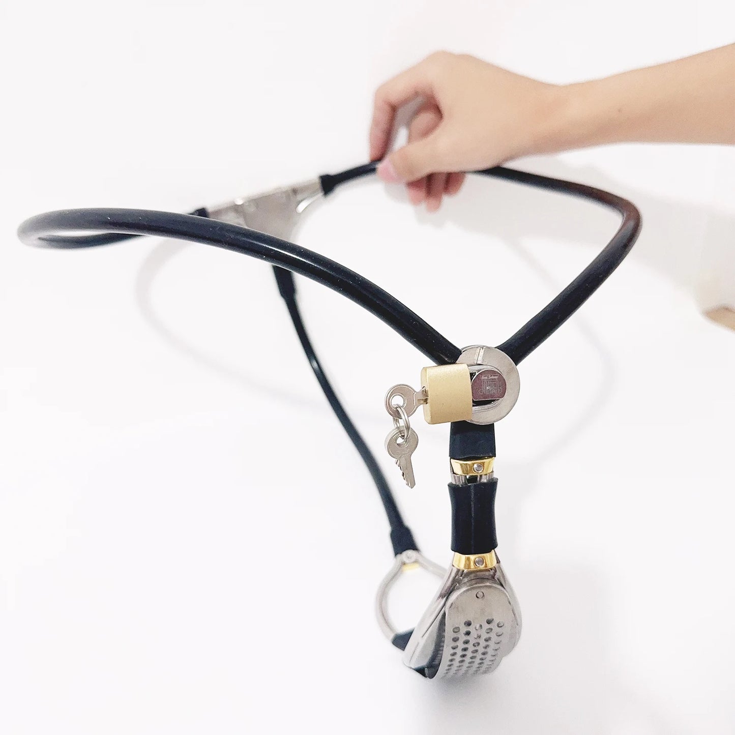 Discreet Female Stainless Steel Chastity Device