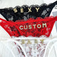 Personalized Name Lace G-String – Sheer Breathable Thong - Pik A Pleasure