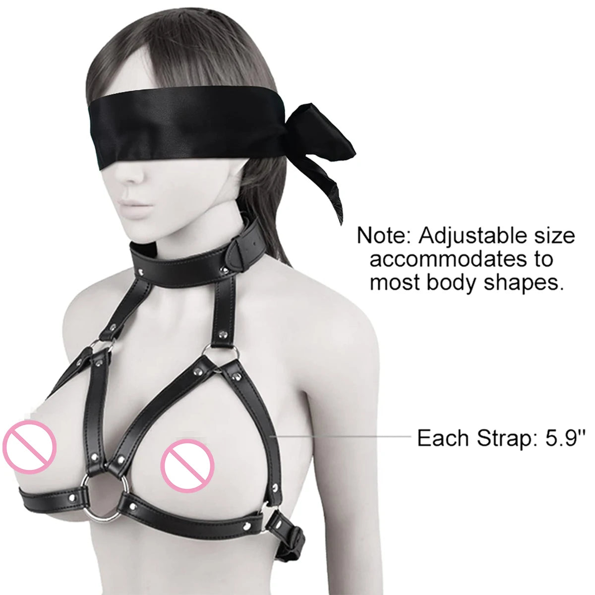 BDSM Harness Bra - Pik A Pleasure