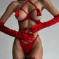 Sheer Tassel Lingerie Set  Sensual See-Through Fetish Style - Pik A Pleasure