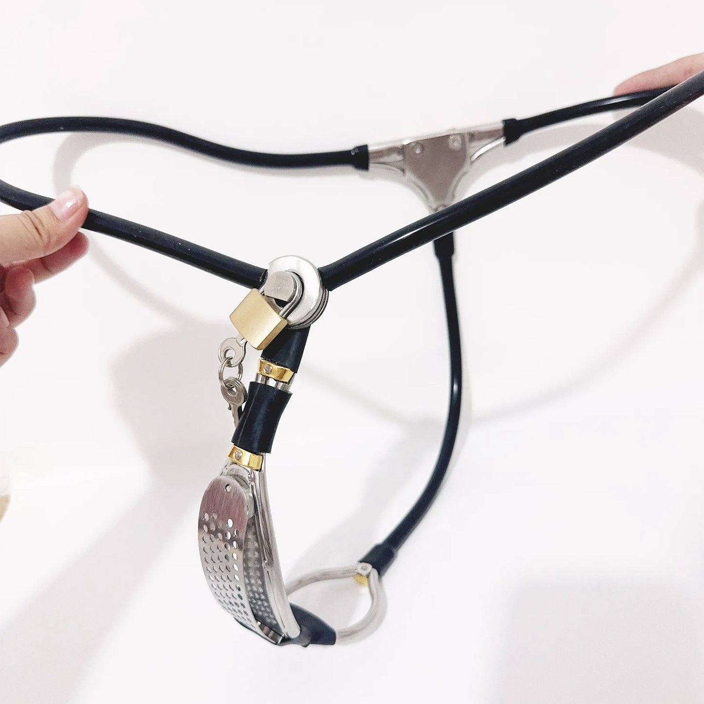 Discreet Female Stainless Steel Chastity Device