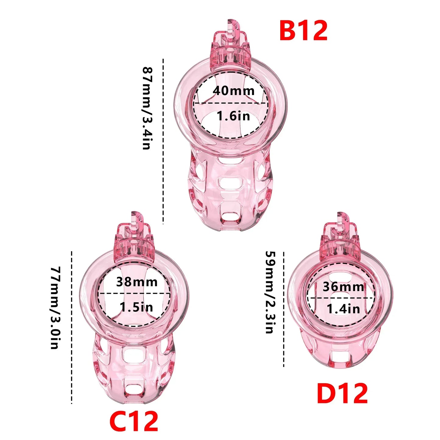 Mamba Male Chastity Cage – Super Soft Silicone
