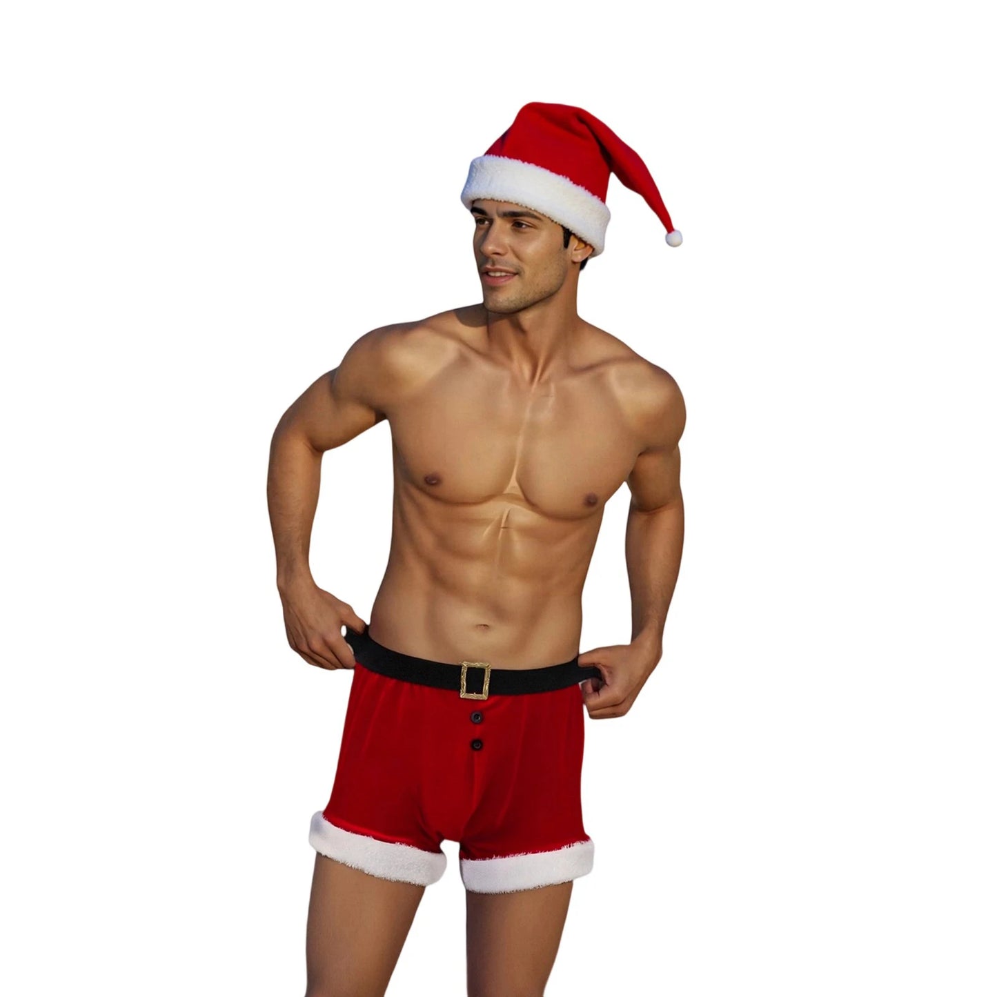 Men’s Sexy Santa Boxer Shorts