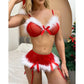 Santa Babydoll Christmas Lingerie