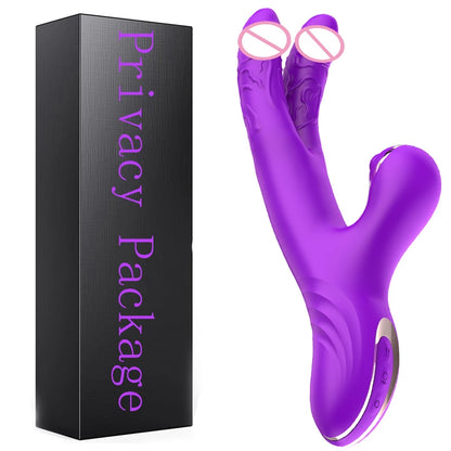 Tapping & Flapping Dual Vibrator for Couples