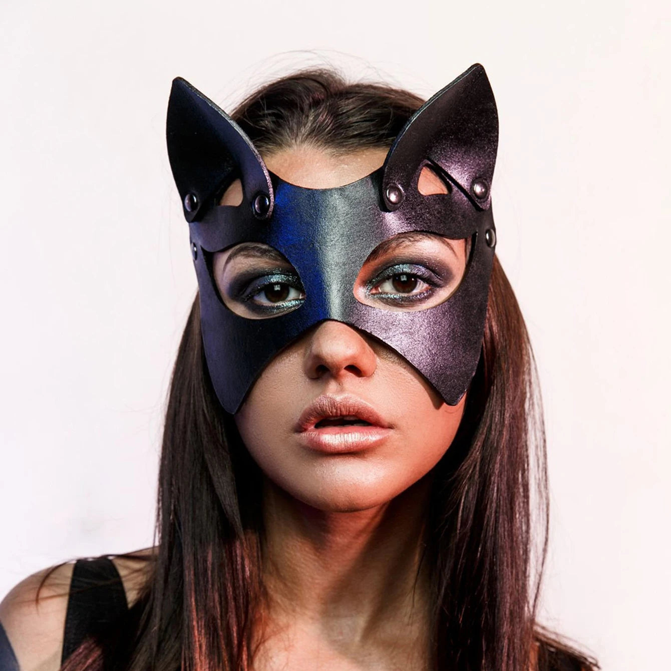 Erotic Unisex Leather Mask for BDSM & Fetish Play