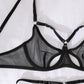 Luxury Strappy Harness Lingerie Set - Pik A Pleasure