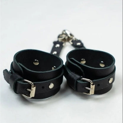 PU Leather Fetish Chain Harness Belt