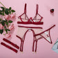 Sheer Mesh Bra and Panty Set for Women - Pik A Pleasure