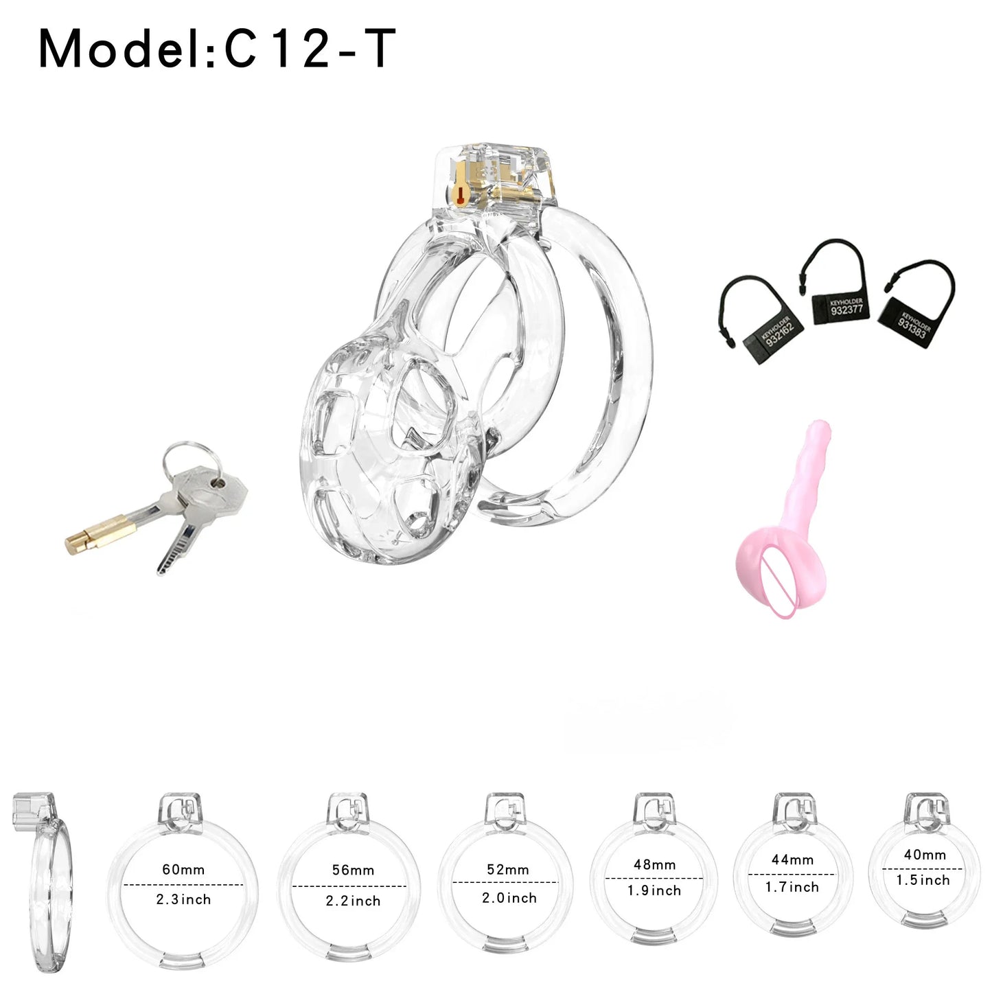 Mamba Male Chastity Cage – Super Soft Silicone