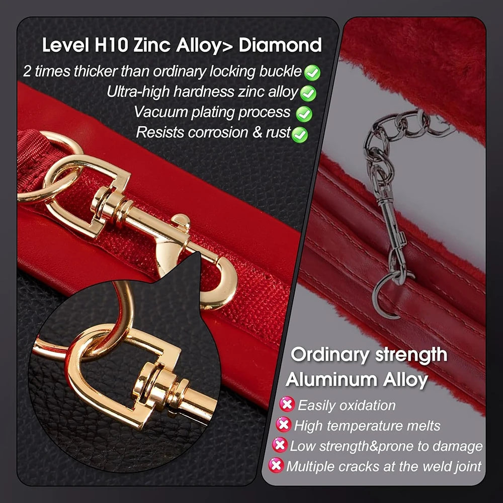 Crimson Luxe Bondage Collection - Pik A Pleasure