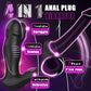 Thrusting Prostate Massager Cock Ring with Wiggling Vibration