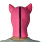 PU Black Pig Face Hood