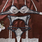 Luxury Sheer Mesh Hollow-Out Lingerie Set - Pik A Pleasure