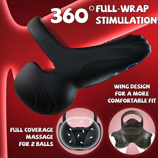 Vibrating Cock Ring for Men – Couples Pleasure Enhancer