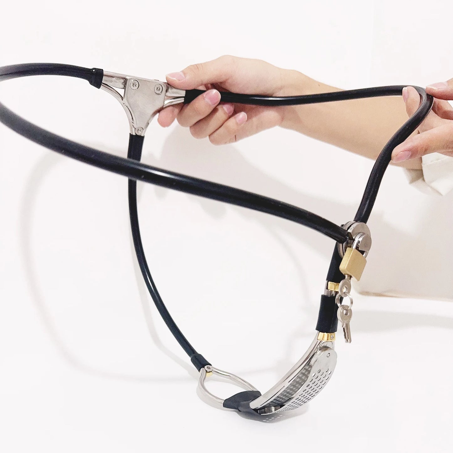 Discreet Female Stainless Steel Chastity Device