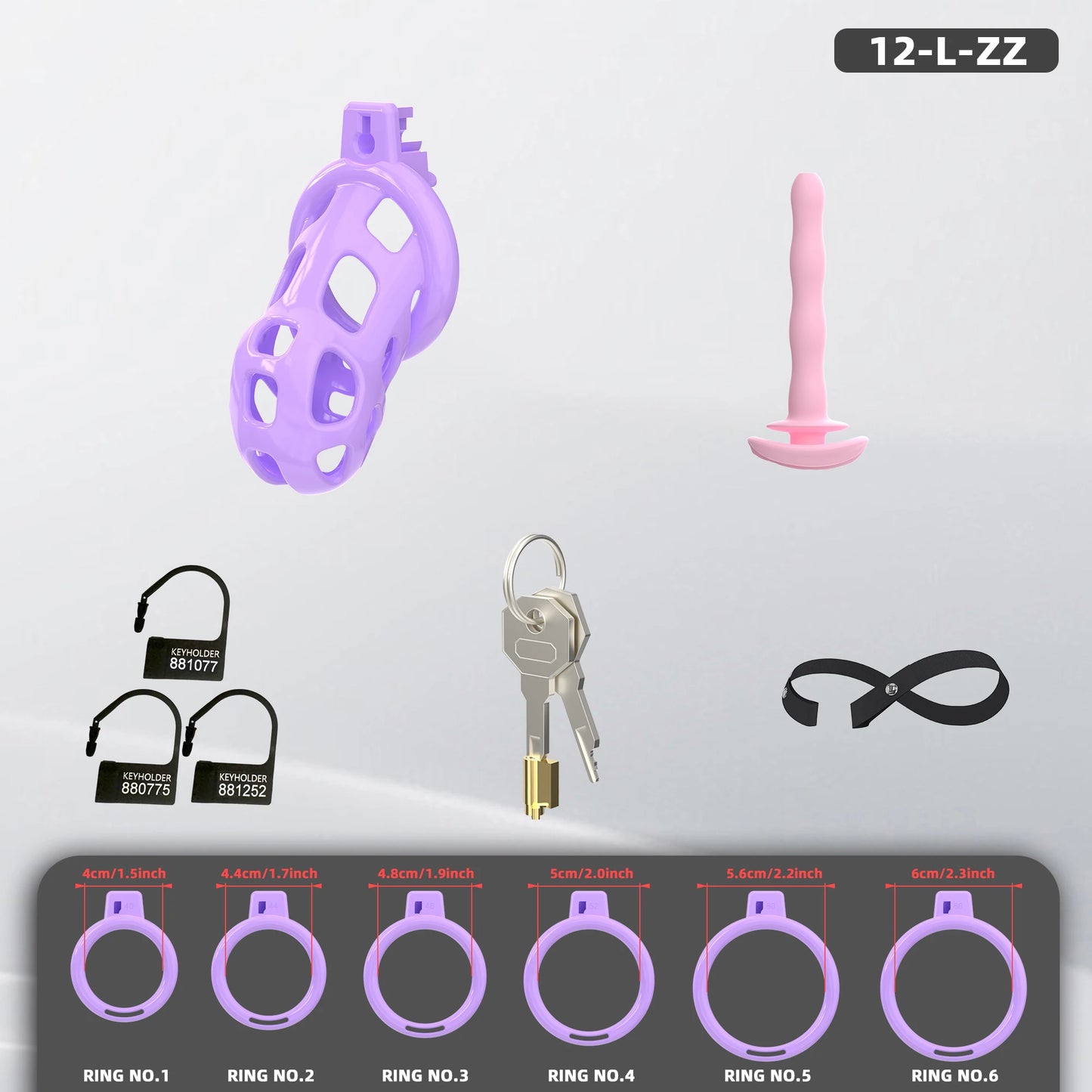 Mamba Male Chastity Cage – Super Soft Silicone