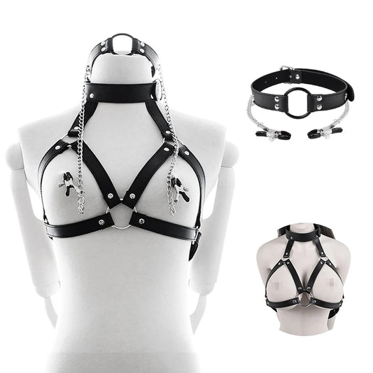 BDSM Harness Bra - Pik A Pleasure