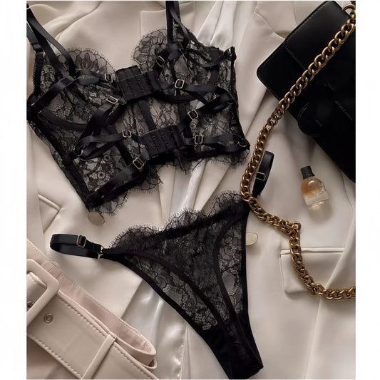 Luxe Sugar Lace Ensemble