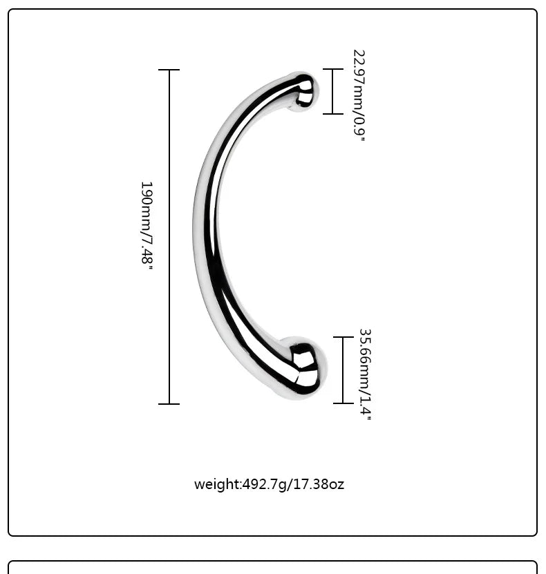 Luxury Stainless Steel Body Massage Wand