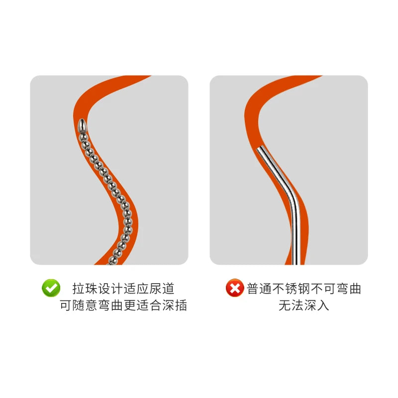 Electric Shock Urethral Dilator – Stainless Steel Penis Plug