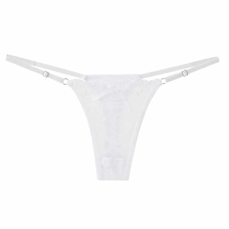 Women’s Low Rise Lace Thong – Adjustable Strap Panty